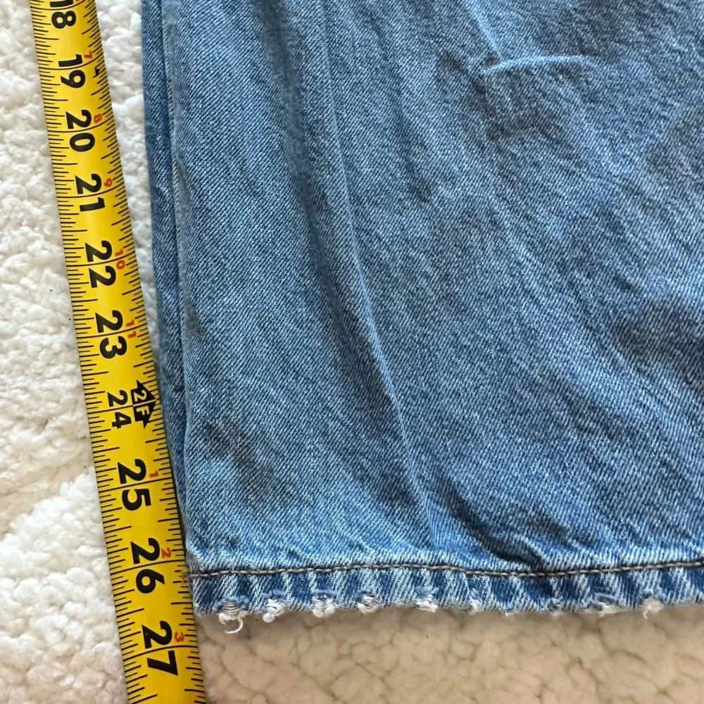 Old Navy Jeans Mens 42x30 Blue Skinny Built-In Tough‎ Denim Casual distressed